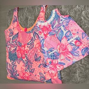 Mommy and Me NWT Lilly Pulitzer Pink Isle Snappy Turtle Set!